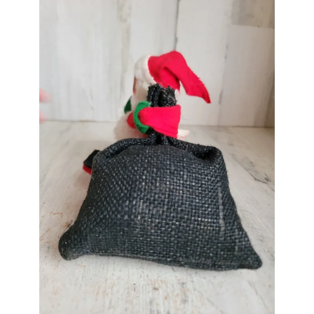 Annalee Santa Claus toy bag mobility doll vintage Xmas plush home decor